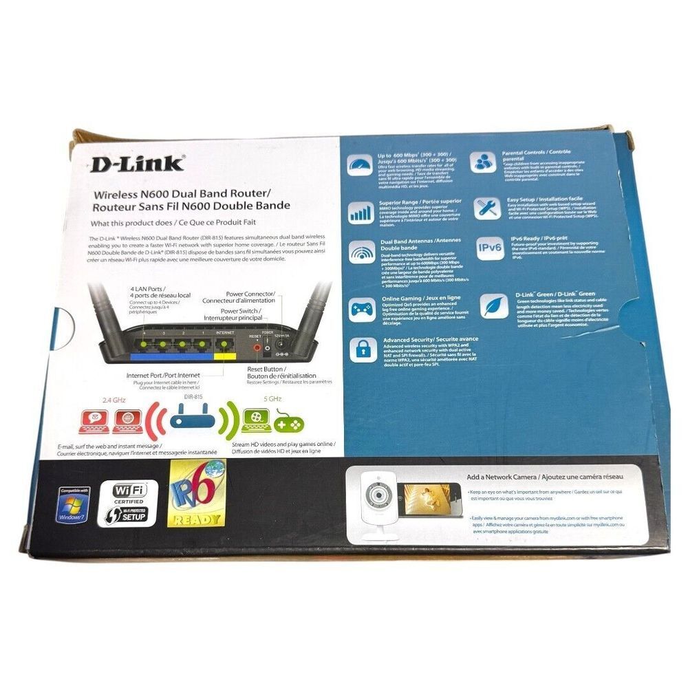 D-Link Wireless N600 Dual Band Router DIR-815 - Picture 3 of 6